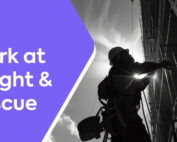 working at heigh & rescue at heigh training